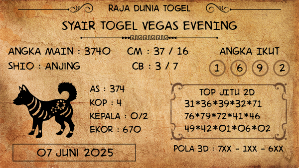 Prediksi Vegas Evening